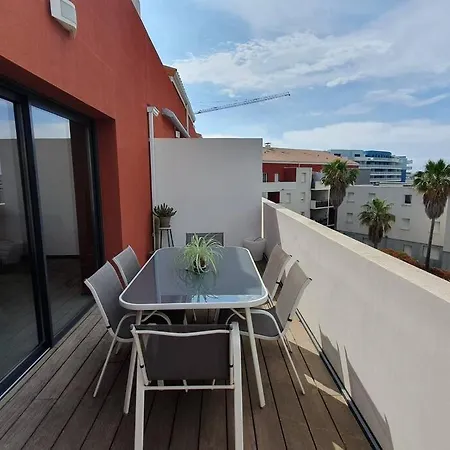 דירה Superbe Appart. Duplex Plein Sud קאנט אן רוסיון